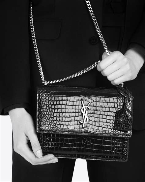 ysl olive croc bag|Saint Laurent Official Online Store .